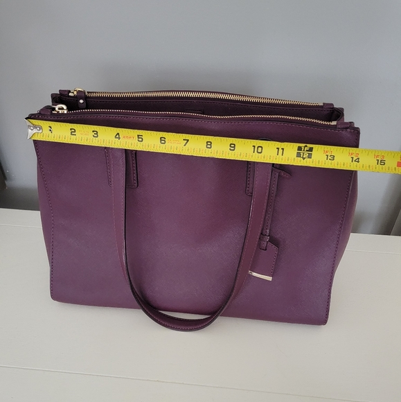 Kate Spade large purple purse handbag - Picture 9 of 14